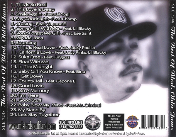 Malow Mac - The Best Of BLVD Oldie Jams Chicano Rap